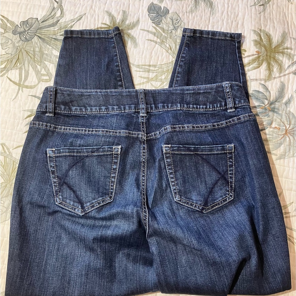 Lane Bryant Blue Skinny Leg high rise Jeans